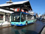 Skibus im Kleinwalsertal