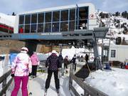 Buffaure-Col Valvacin - 4er Sesselbahn fix geklemmt