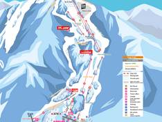 Pistenplan Hachikogen/Hachi Kita Kogen