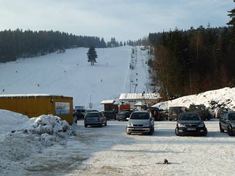 Nordbayern: Anfahrt in Skigebiete und Parken an Skigebieten – Anfahrt, Parken Klausenlifte – Mehlmeisel