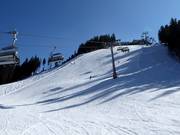 Schwere Piste Direttissima an der Turrachbahn