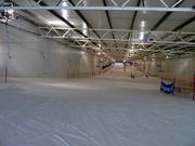 Blick von der Bergstation auf die Hauptpiste