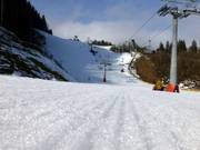 Sehr gute Piste an der 4er Sesselbahn