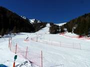 Blick auf die Pisten von Gardonè