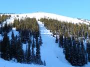 Blick auf die schwere Piste Highway