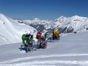 Schneekanonen im Skigebiet Weißsee Gletscherwelt