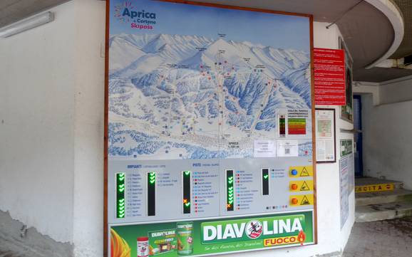Bergamasker Alpen: Orientierung in Skigebieten – Orientierung Aprica