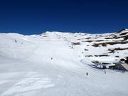 Watles Piste an der oberen Vierersesselbahn