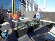 Am offenen Feuer am Chalet du Lac