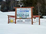 Informationstafel an der Talstation