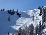 Schwere Hahn'l Piste auf der Reiteralm, auch "Black Rose" genannt
