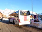 Kostenfreier Skibus in La Rosière