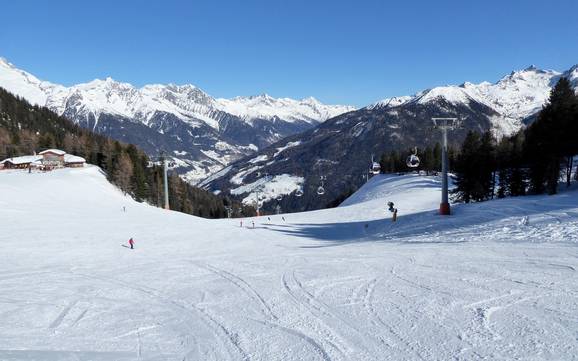 Skifahren bei Weissenbach (Rio Bianco)