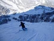 Schwere Piste am Rastkopf