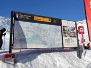 Detaillierte Informationstafel an der Station Bendolla