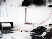 Kurzer Übungshang an der Talstation Stafal