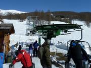 Baby San Sicario - 4er Sesselbahn fix geklemmt