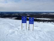 Off-Piste an Ylläs Aurinko Express