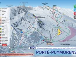Pistenplan Porté Puymorens