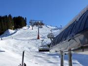 Moseltret-X-Press - 6er Hochgeschwindigkeits-Sesselbahn (kuppelbar) mit Abdeckhauben und Sitzheizung