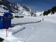 Förderband an der Station Trübsee