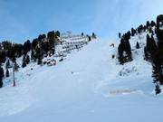 Extrem steile Piste Harakiri