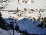 Blick auf Stuben am Arlberg