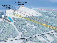 Pistenplan Les Rasses – Sainte-Croix