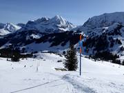 Sehr gute Pistenmarkierungen