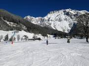 Leichte Piste am Zauberlift