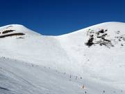 Tiefschnee/Buckelpiste im Skigebiet Peyragudes