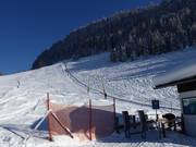 Tiefschneespuren beim Rinnerlift