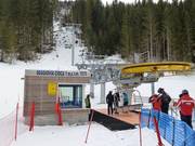 Malga Cioca-Zapel - 4er Sesselbahn fix geklemmt