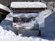 Pistenplan Bergstation Grünbodenexpress