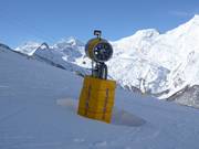 Leistungsfähige Beschneiung im Skigebiet Hohsaas