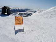 Start der schweren Abfahrten am Nos