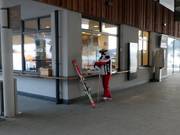 Freundliches Kassenpersonal