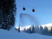 Lanzenbeschneiung in Jasná