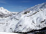 Blick auf die Buckelpiste vom Blauherd nach Eja
