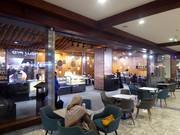 Einkehrmöglichkeit direkt an der Skihalle