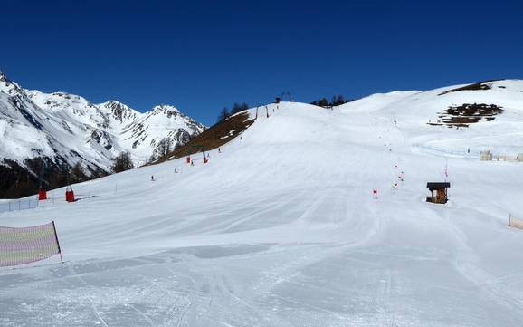 Skigebiete für Anfänger im Obervinschgau – Anfänger Watles – Mals