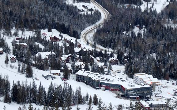 Monashee Mountains: Unterkunftsangebot der Skigebiete – Unterkunftsangebot Red Mountain Resort – Rossland