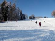 Breite Abfahrt am Monte Kienader