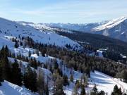 Blick von Selletta in Richtung Doss Pelà