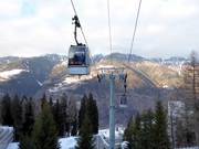 Marilleva 900 (Contrè-Malga Copai) - 12er Gondelbahn (Ein-Seil-Umlaufbahn)