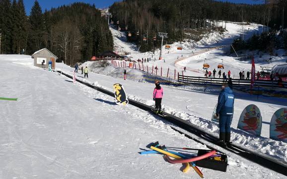 Familienskigebiete Aussiger Region (Ústecký kraj) – Familien und Kinder Keilberg (Klínovec)