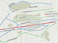 Pistenplan Thrill Hills – Fort Ransom