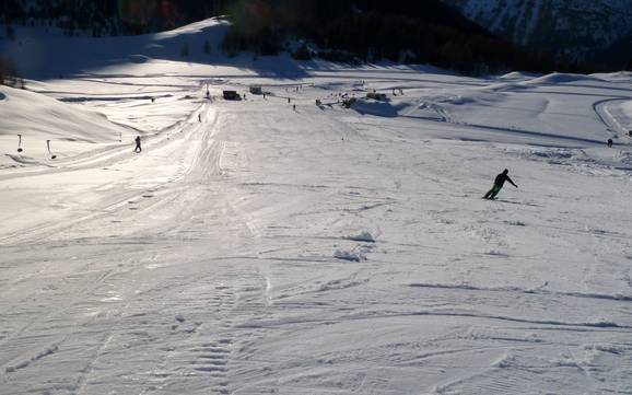 Skigebiete für Anfänger im Bergell – Anfänger Aela – Maloja