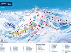 Pistenplan Galtür – Silvapark