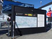 Vorbildliche Informationstafel an der Talstation in Zinal